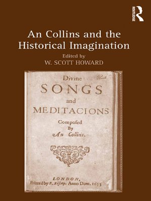 cover image of An Collins and the Historical Imagination